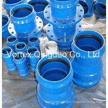 En545 / 598 Ductile Iron Double Socket Taper for PVC Pipe